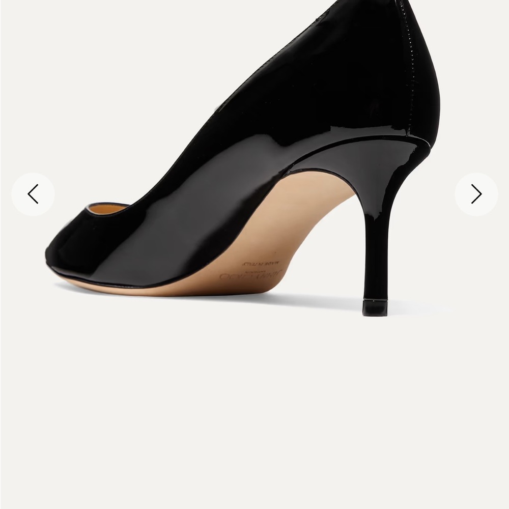 JIMMY CHOO Black Patent-Leather Heels - Picture 4 of 9